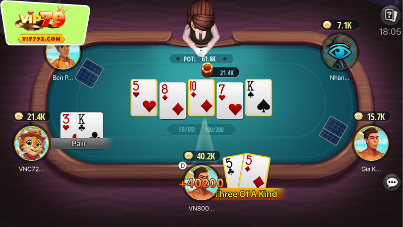 Các loại hình trò chơi được cung cấp ở tại Game Bài Vip79